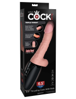 King Cock Thrusting Cock 6.5 Inch With Balls - Image 2