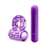 Play With Me - Couples Play - Vibrating Cock Ring - Purple - Image 4