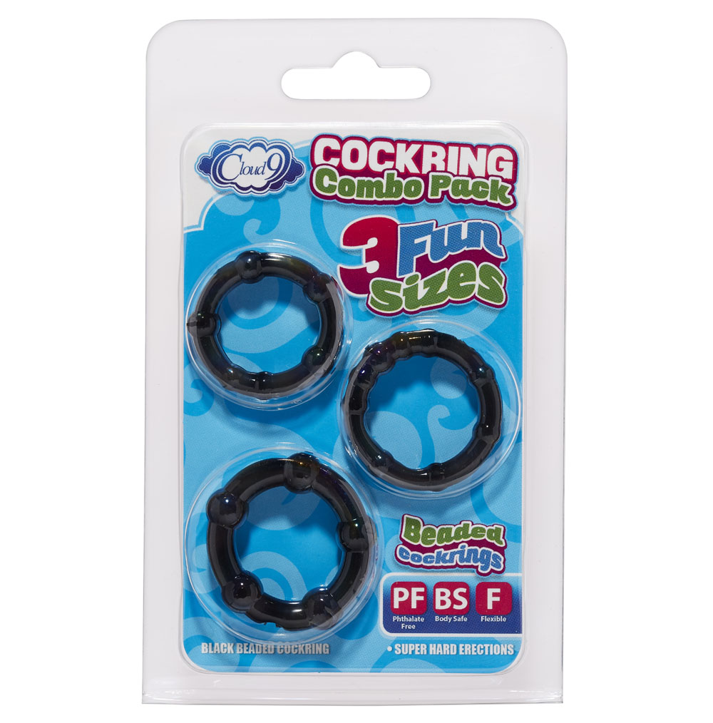 u88VlHzGnOJKmatB15kv2G26LS9aqJpB Cockring Combo Beaded - Black - Image 1