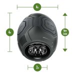 M for Men - Dome X - Vibrating Masturbator - Black - Image 4