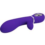 Thomas Super Soft Silicone Rabbit Vibrator - Purple - Image 2