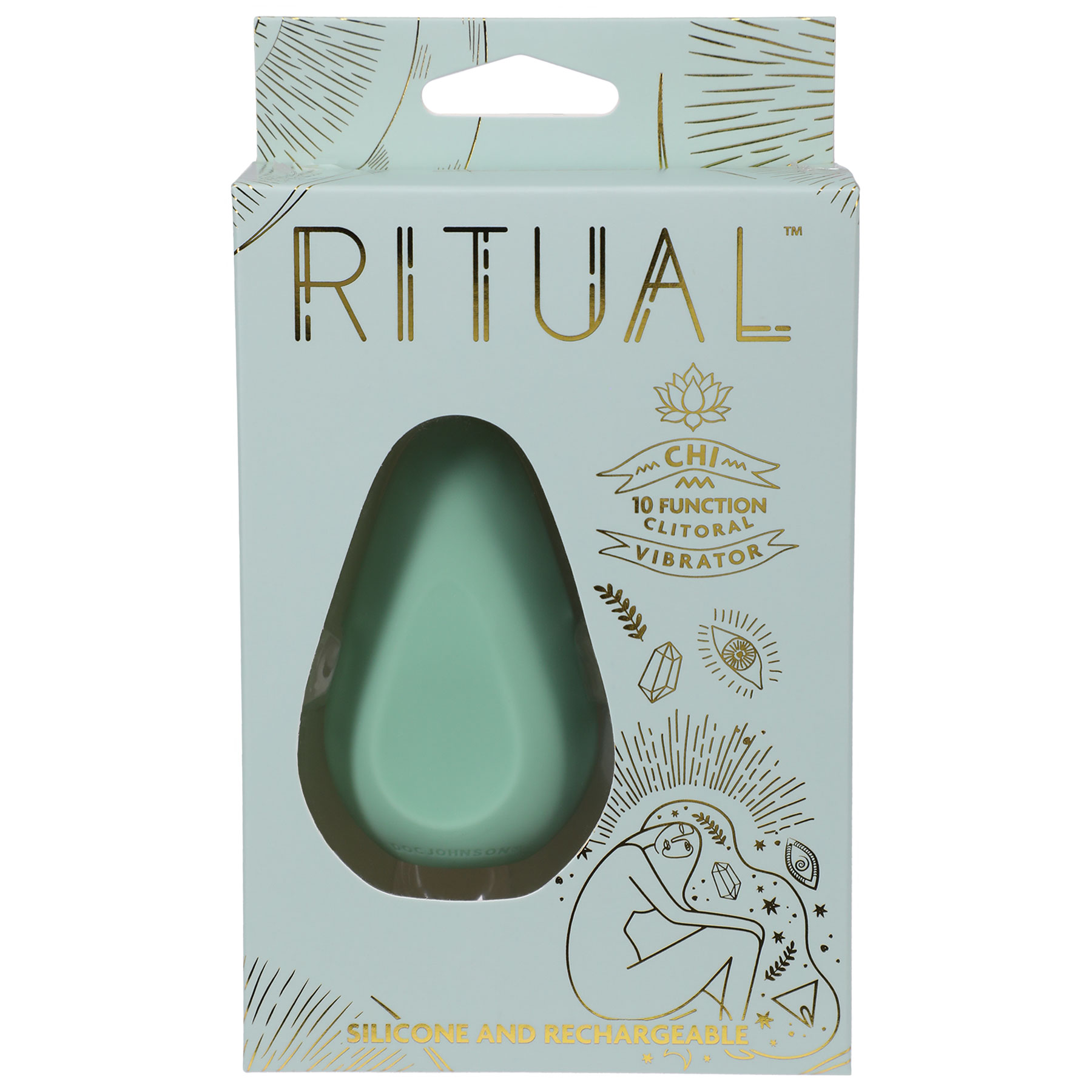 uc6N04IMrXYtQ8H5uuqjflNgS6LMD3Vh Ritual - Chi - Rechargeable Silicone Clit Vibe - Mint - Image 1
