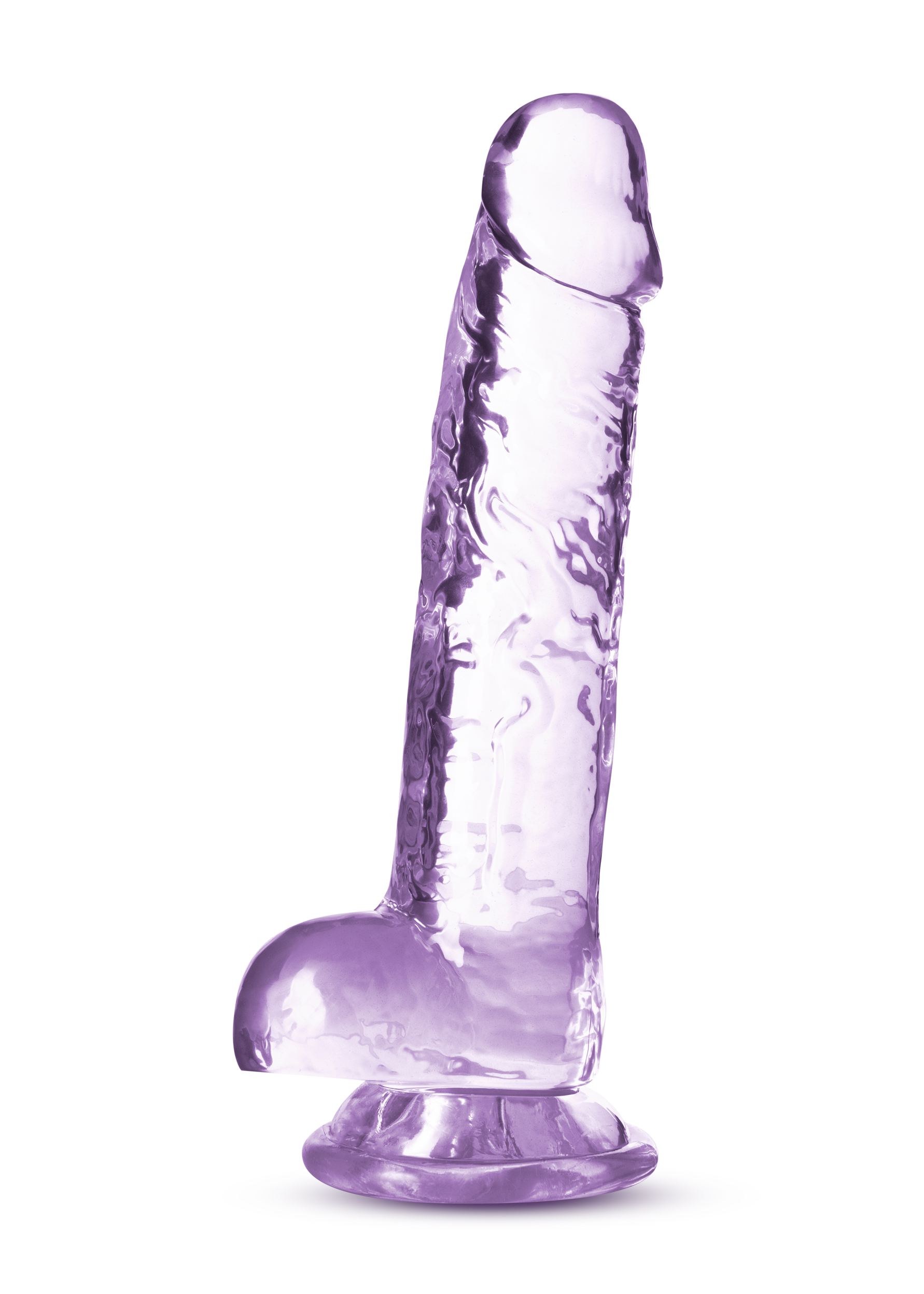 ufA5sOCitvlQHJvrB6YtMH4xOS2RQ2bG Naturally Yours - 7 Inch Crystalline Dildo - Amethhyst - Image 1