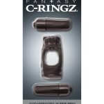 Fantasy C-Ringz Duo-Vibrating Super Ring Black