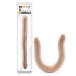 Dr. Skin Plus - 16.5 Posable Double Dong - Beige - Image 6