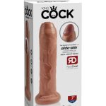 King Cock 7 Inch Uncut - Tan