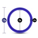 Performance - Vs1 Pure Premium Silicone Cockrings - Medium - Indigo - Image 3