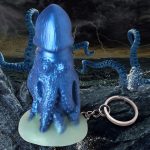 Cocktopus Keychain - Blue - Image 3