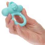 Silicone Rechargeable Nubby Lover's Delight - Blue - Image 2