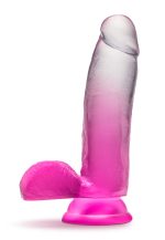 B Yours - Sugar Magnolia - 7 Inch Dildo - Fuchsia - Image 4