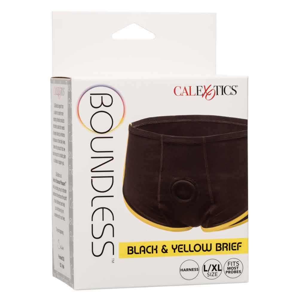 vAccQjEcjUTcQ4RNEbVI2DNjQsVVemrM Boundless Black and Yellow Brief - Large/xlarge - Black/yellow - Image 1