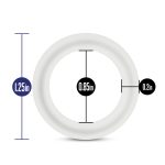 Performance - Vs2 Pure Premium Silicone Cockrings - Small - White - Image 6