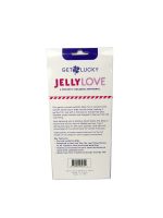 Get Lucky Jelly Love 7" Dildo - Purple - Image 4