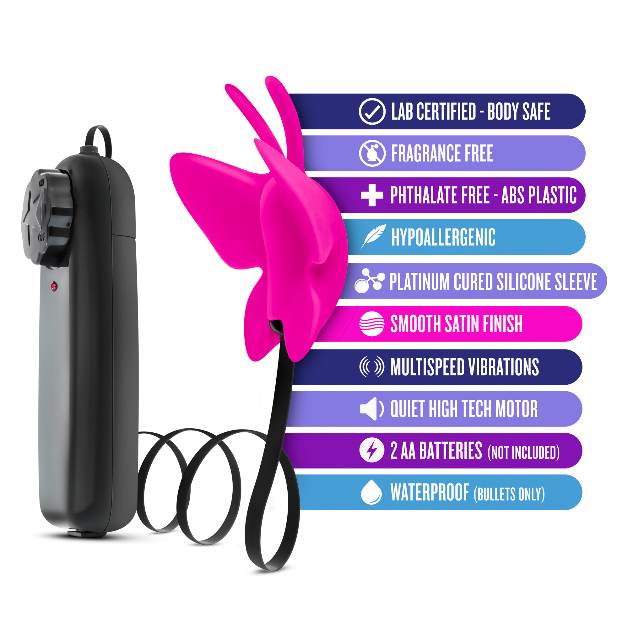 vc30mVDtw4fDUneozbpD6zaNLn5otqYP Luxe- Butterfly Teaser - Fuschia - Image 1