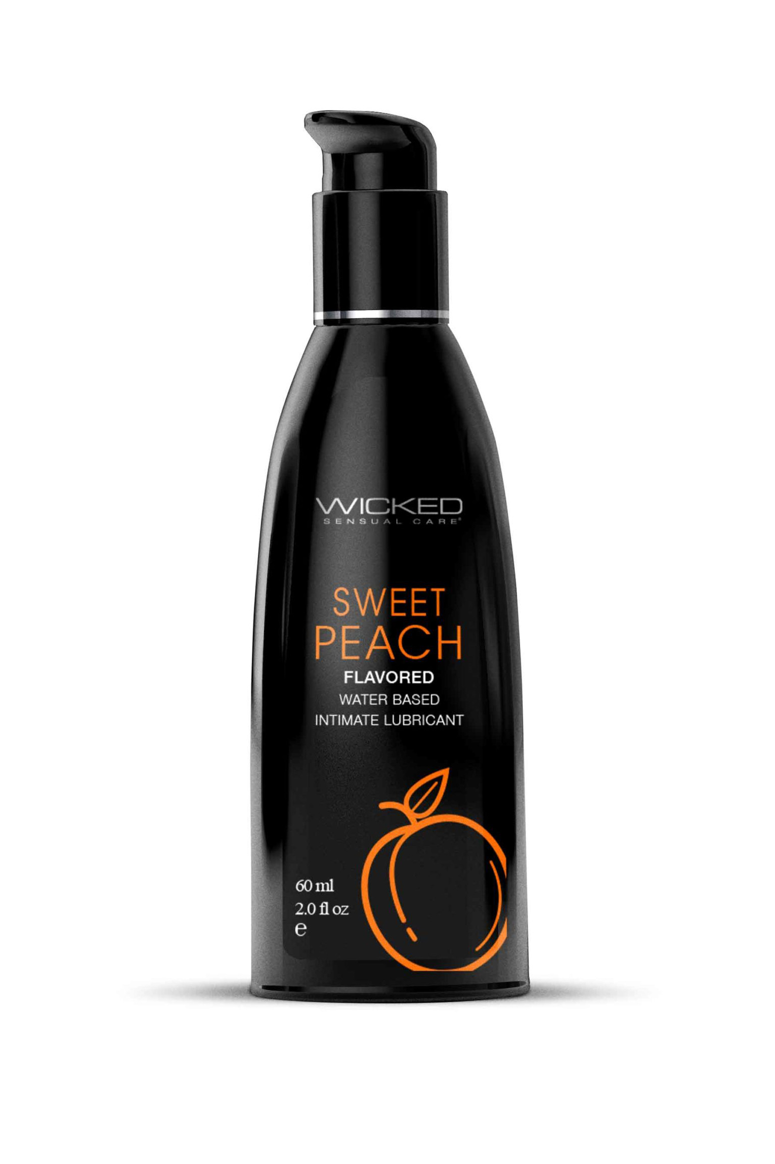 vjUqBBnfhUTONYk2UYES7FLQn6pQNLqM Aqua Sweet Peach Flavored Water Based Intimate Lubricant - 2 Fl. Oz. - Image 1