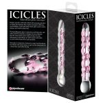 Icicles No. 7 - Clear / Pink