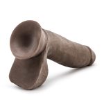 Au Naturel - 7 Inch Sensa Feel Dildo - Chocolate - Image 6