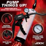 Pump Up Penis Pump With Gauge and Trigger Handle - Clear - Image 2