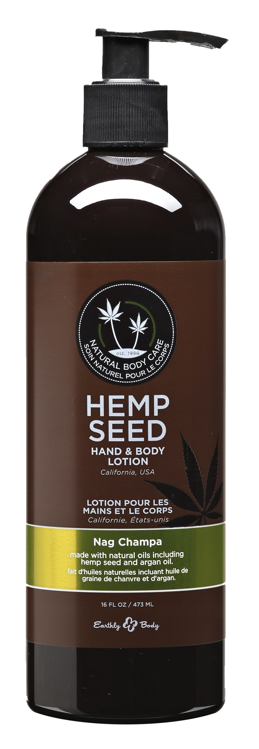 vzEN728d1lUOQs1UXP2wlgFU6UuwQFfc Hemp Seed Hand and Body Lotion - 16 Fl. Oz. - Nag Champa - Image 1