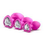 Luxe - Bling Plugs Training Kit - Pink with White Gems - Image 3
