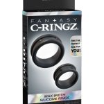 Fantasy C-Ringz Max Width Silicone Rings - Black