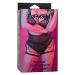 Euphoria Collection Plus Size Thigh Harness With Chains - Black - Image 4