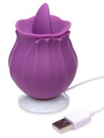 Inmi - Bloomgasm Wild Violet Licking Silicone Stimulator - Violet - Image 6