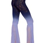 Flair Leg Pantyhose - One Size - Denim/hydrangea