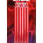 Japanese Drip Candles - 3 Pack - Red