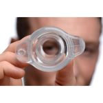 Peephole Clear Hollow Anal Plug - Small - Image 2