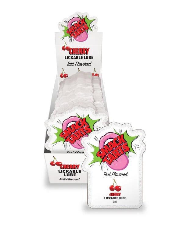 wsm9NMwd Smack Tarts Lube 3ml Pouch Display 36pc - Sour Cherry - Image 1