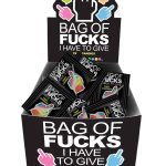 Bag of Fucks I Have to Give Display of 100 Count