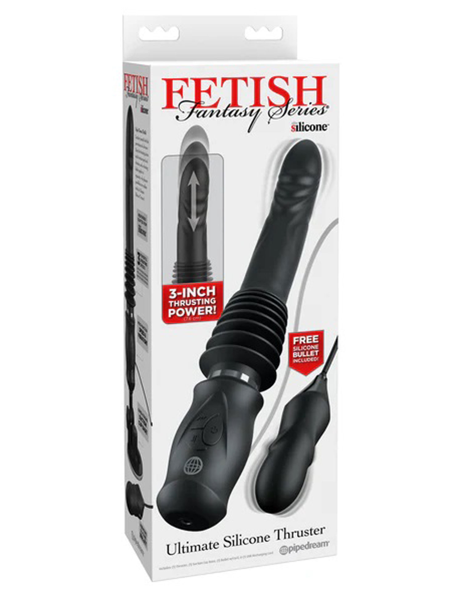 wx0epTDZfwYpz4jmyab9pBt1BLtnNzUI Fetish Fantasy Series Ultimate Silicone Thruster - Black - Image 1