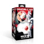 Snow She-Wolf Silicone Stroker - White