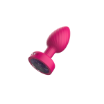 Twila Twirling Purple Gem Light Up Vibrating Plug With Pnk Heart Remote - Image 9