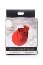 Inmi - Bloomgasm Wild Rose Silicone Suction Stimulator - Red - Image 10