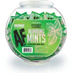 Numb Af - Spearmint Flavored Numbing Mints - Display - 100 Pcs