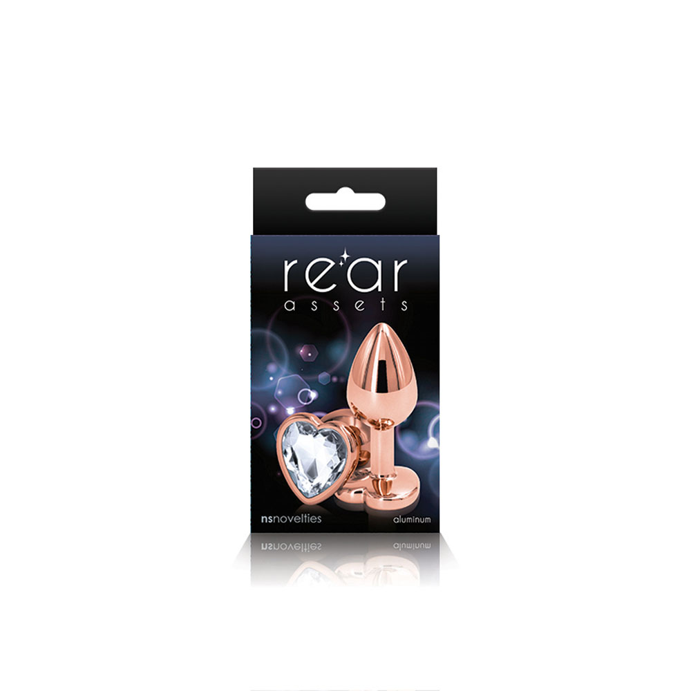 xNEmaQYrkfeBy63PibcJUKY7qo0VMmda Rear Assets - Rose Gold Heart - Small - Clear - Image 1