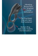 Red Dot Vibrating Cock Ring V1 With Remote - Black/red - Image 2