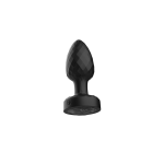Twila Twirling Smoke Gem Light Up Vibrating Plug With Blk Heart Remote - Image 10