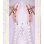 Peaches N Creame Pearl Nipple Clamps - Pink