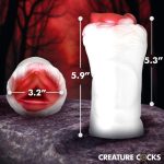 Snow She-Wolf Silicone Stroker - White - Image 4