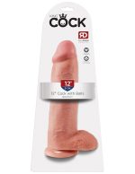 King Cock 12 Inch Cock With Balls - Flesh - Image 4