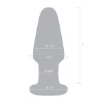 3.5 Inch Glass Butt Plug