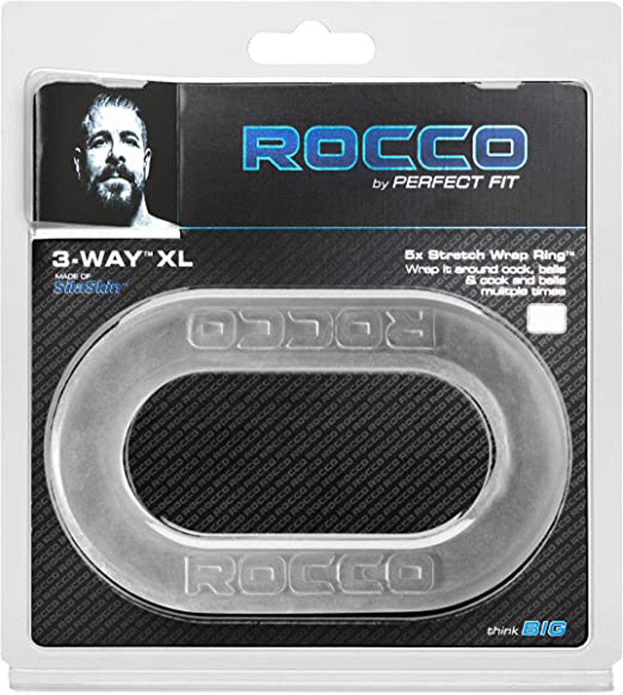 xwVoJrrrqWmRJhIrGiGEKUNHmxb0qriK The Rocco 3-Way XL Wrap Ring - Clear - Image 1