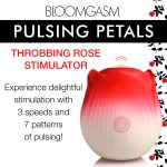 Pulsing Petals Throbbing Rose Stimulator - Red - Image 2