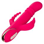 Jack Rabbit Signature Heated Silicone Triple Fantasy Rabbit - Pink - Image 7
