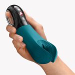 Manta Vibrating Masturbator - Bottle Green - Image 4