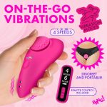Silicone Panty Vibe With Digital Remote - Pink - Image 5