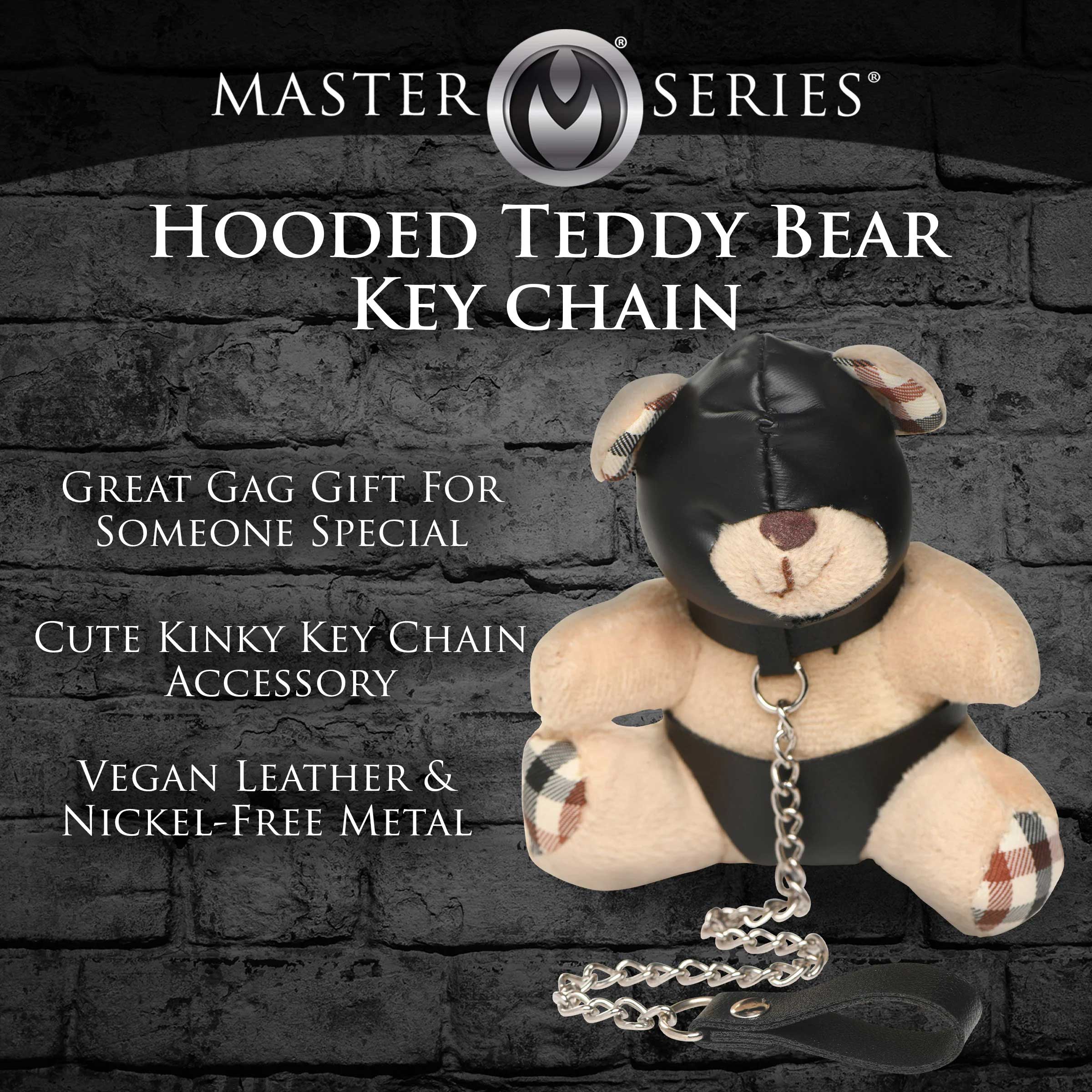 yJs68Vr55VXa9Jop91gKkGR7NtAGPDDY Hooded Teddy Bear Keychain - Image 1